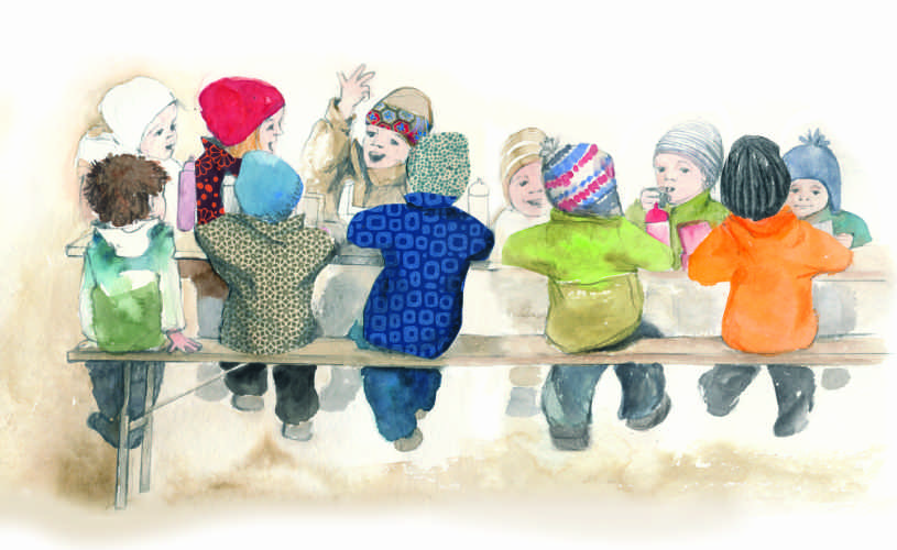 Waldkindergarten Frühstück